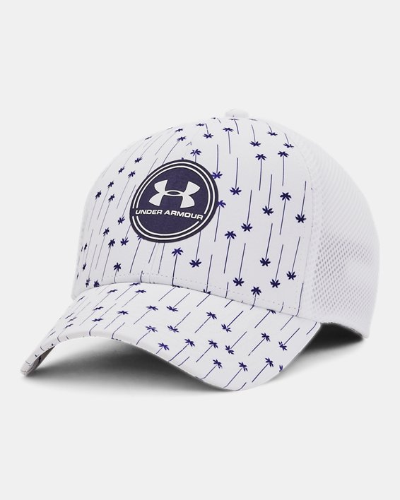 Men's UA Iso-Chill Driver Mesh Cap in White image number 0